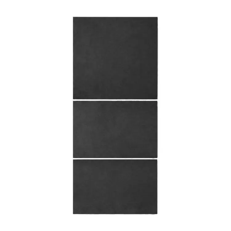 For Tesla Model Y / Y L / 3 Dashboard Center Control Suede Leather Anti-Static Sticker(Grey)