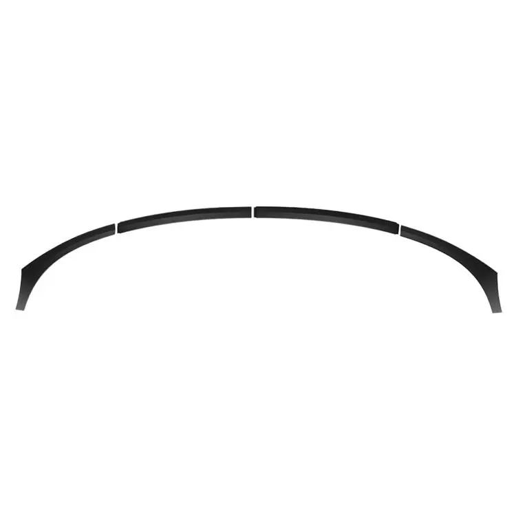 For Tesla Model Y / Y L Car Front Windshield Ambient Light Decorative Trim Strip(Glossy Black)