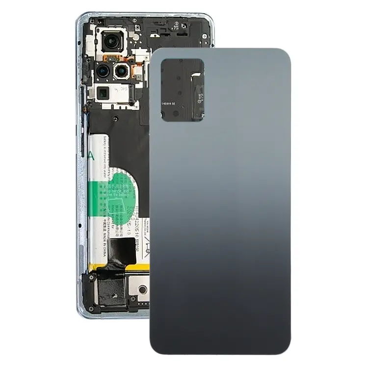 For Vivo S7 V2020A Battery Back Cover (Black)