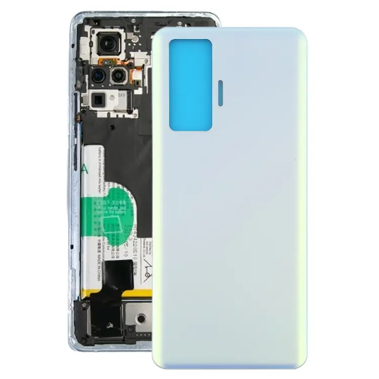 For Vivo X50 5G / V2001A Battery Back Cover (Baby Blue)