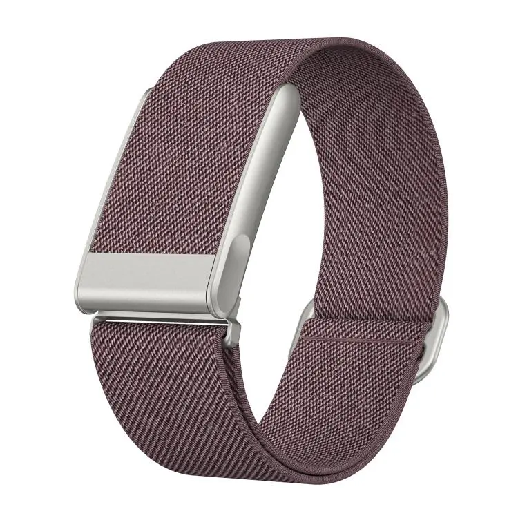 For WHOOP 5.0 Electrocardiogram Slide Clasp Elastic Nylon Watch Band(Coffee)