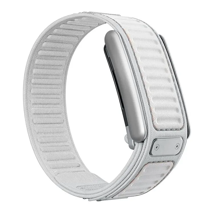 For WHOOP 5.0 Regular Quick Dry Two Color Nylon Hybrid Silicone Watch Watch Band(Shell Beige)