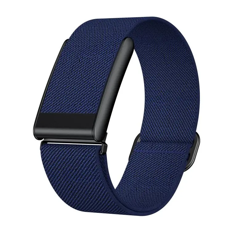 For WHOOP 5.0 Regular Slide Clasp Elastic Nylon Watch Band(Blue)