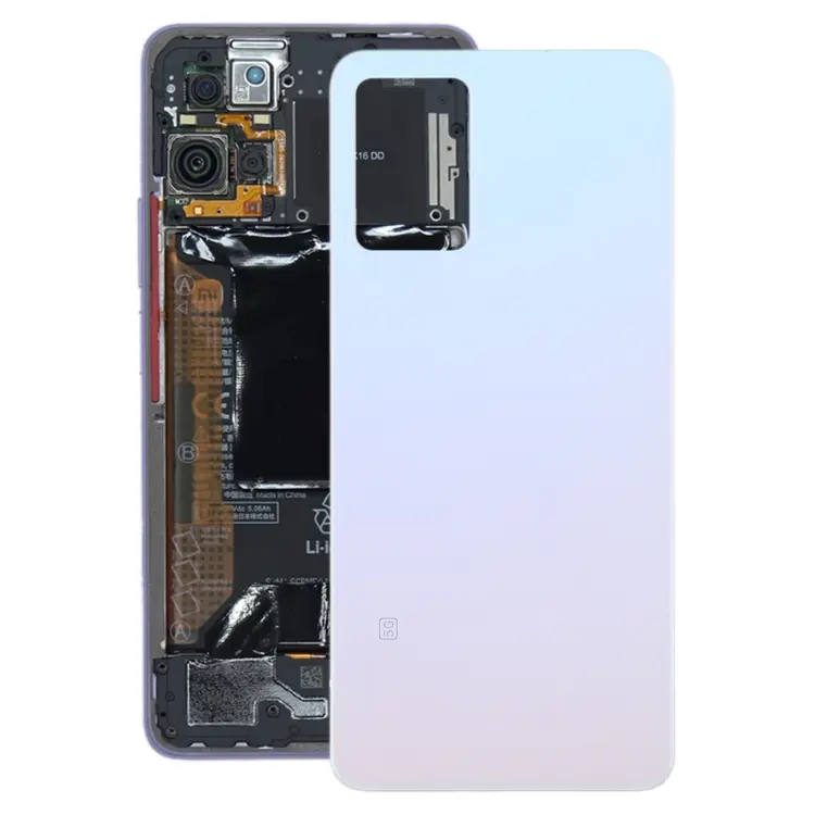 For Xiaomi 11i HyperCharge Glass Battery Back Cover(White)