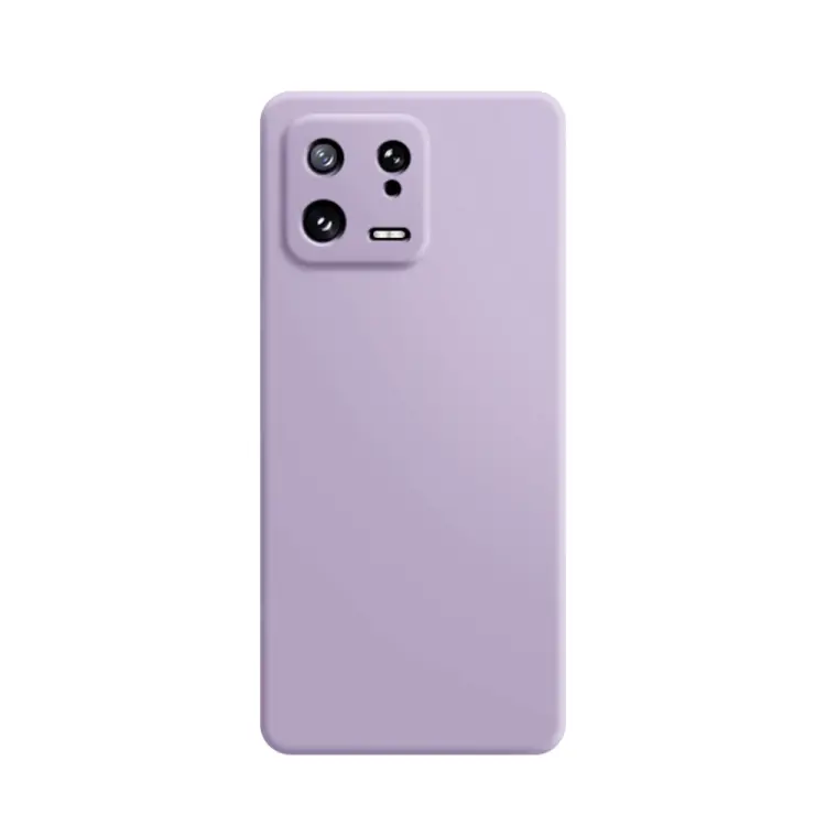 For Xiaomi 13 Imitation Liquid Silicone Phone Case(Purple)