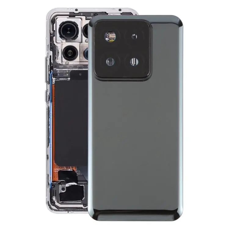For Xiaomi 14 OEM Battery Back Cover with Camera Lens Frame(Black)