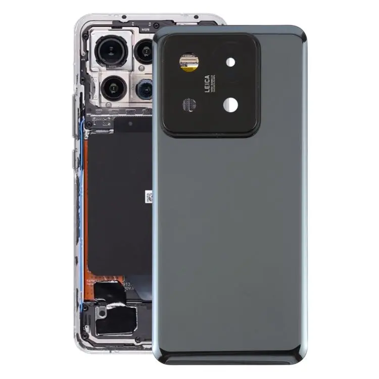 For Xiaomi 14 Pro OEM Battery Back Cover with Camera Lens Frame(Black)