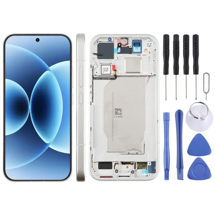 For Xiaomi 17 Original LCD Screen Digitizer Full Assembly with Frame (White)