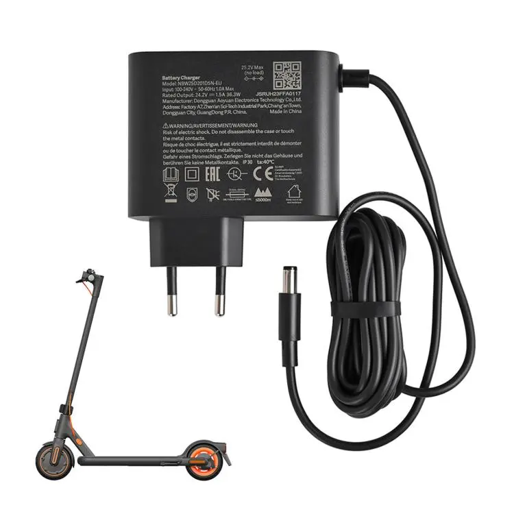 For Xiaomi 4 Go Electric Scooter 24.2V 1.5A Charger, EU Plug