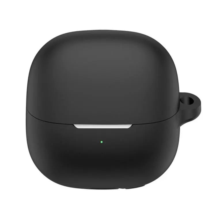 For Xiaomi Buds 6 Solid Color Silicone Earphone Protective Cover(Black)