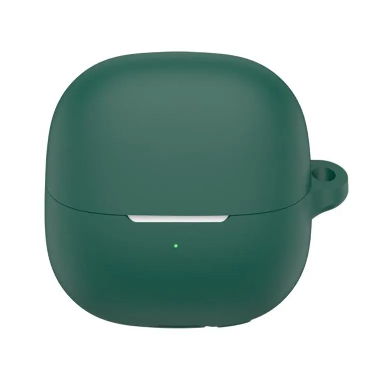 For Xiaomi Buds 6 Solid Color Silicone Earphone Protective Cover(Dark Green)