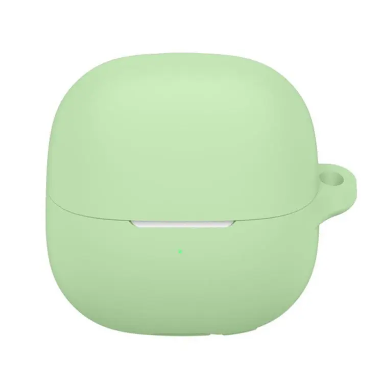 For Xiaomi Buds 6 Solid Color Silicone Earphone Protective Cover(Matcha Green)