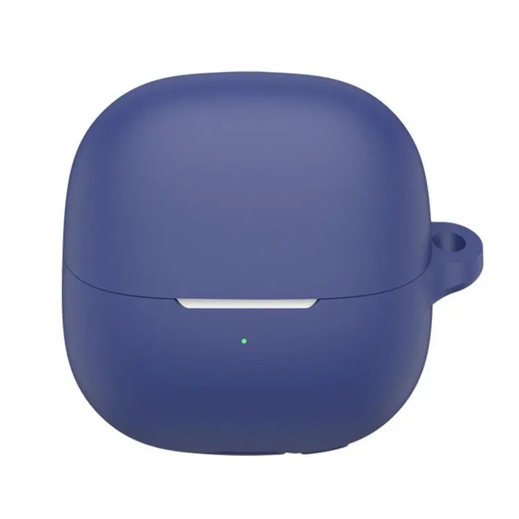 For Xiaomi Buds 6 Solid Color Silicone Earphone Protective Cover(Midnight Blue)