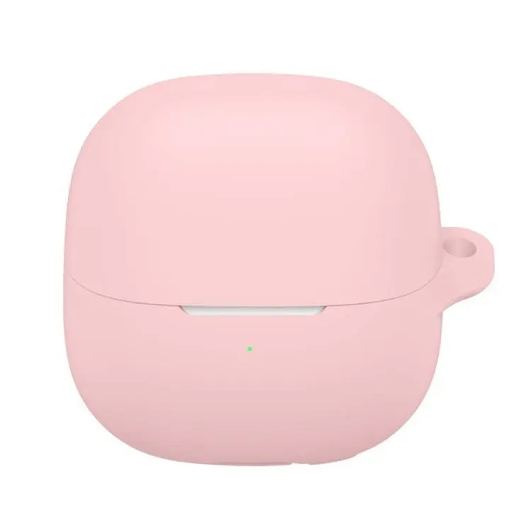 For Xiaomi Buds 6 Solid Color Silicone Earphone Protective Cover(Pink)