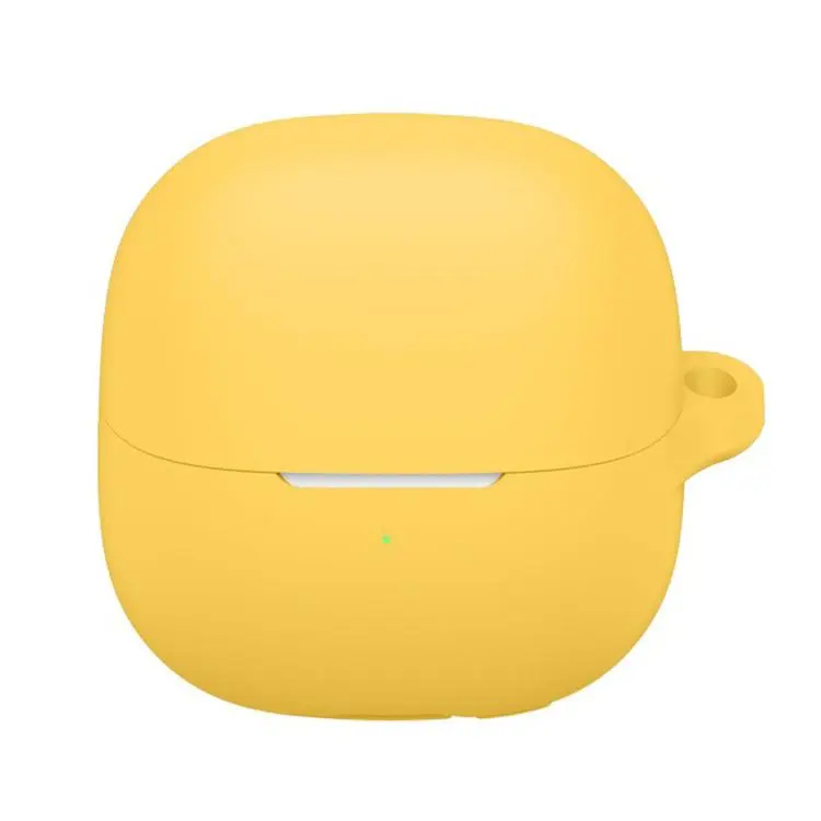For Xiaomi Buds 6 Solid Color Silicone Earphone Protective Cover(Yellow)