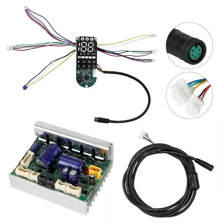 For Xiaomi Electric Scooter 5 Max Controller Kit Includes Motherboard, Bluetooth Dashboard & Main Cable Replacement