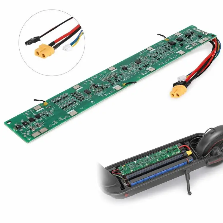 For Xiaomi Electric Scooter Elite BMS Battery Protection Board Lithium Battery Control Circuit Module with Cable(Green)