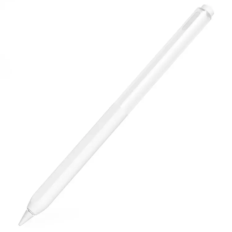 For Xiaomi Focus Pen Pro Stylus Pen Jelly Style Translucent Silicone Protective Case(White)
