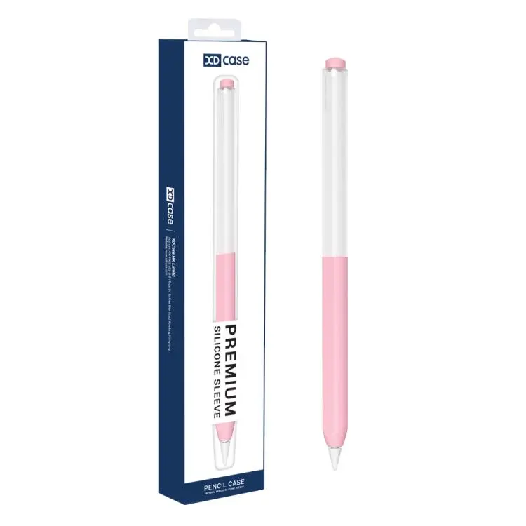 For Xiaomi Focus Pen Pro XDcase Jelly Detachable Cap Silicone Stylus Pen Sleeve(Pink)