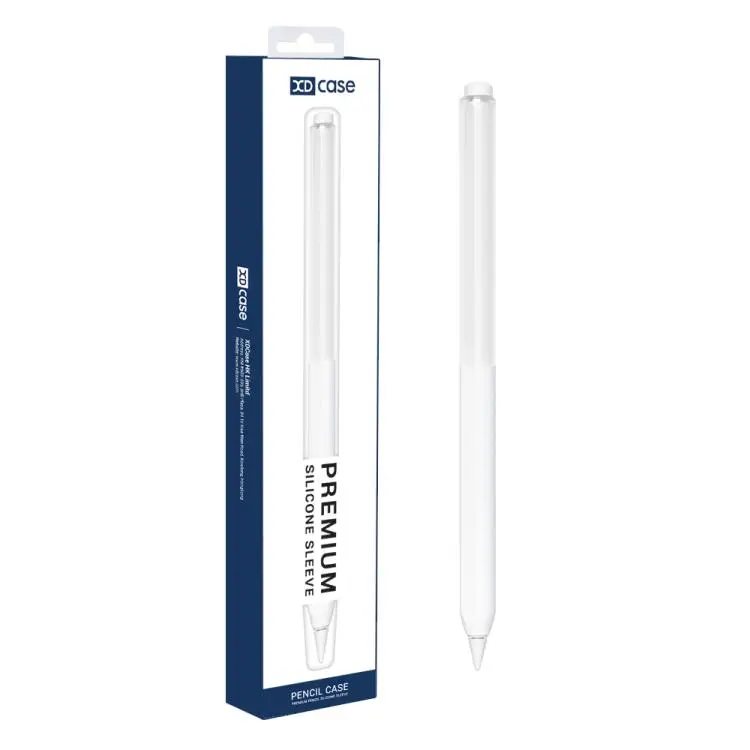 For Xiaomi Focus Pen Pro XDcase Jelly Detachable Cap Silicone Stylus Pen Sleeve(White)