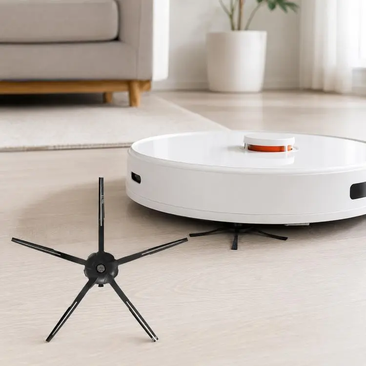 For Xiaomi Mijia Robot Vacuum Mop 2 Pro MJST1S Replacement Parts, Black Five Arm Side Brush