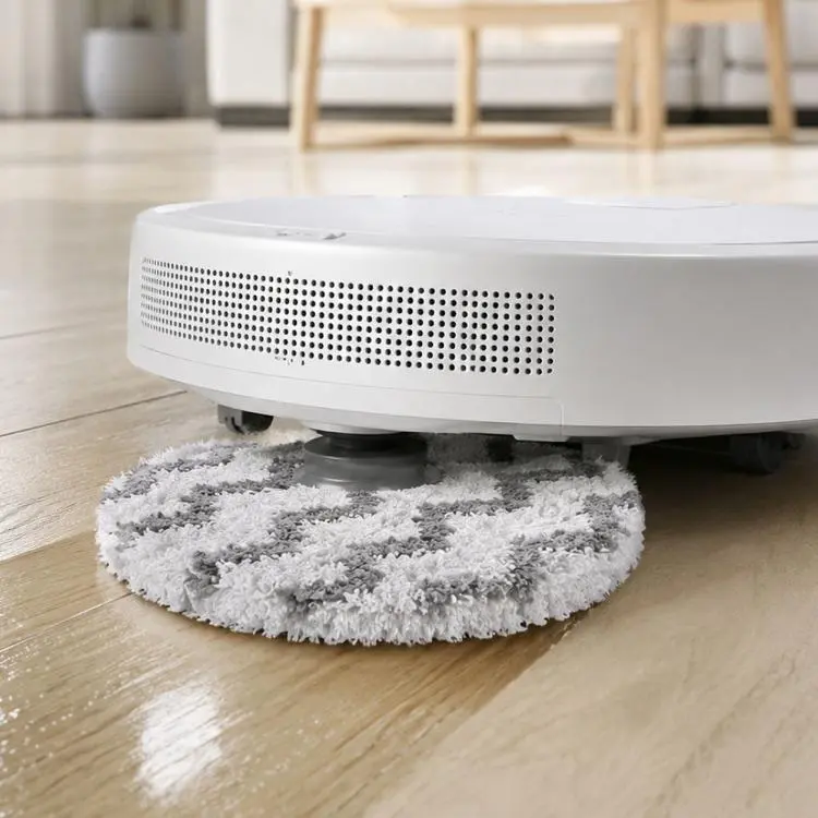 For Xiaomi Mijia Robot Vacuum Mop 2 Pro Replacement Parts, Grey Striped Mop Pad