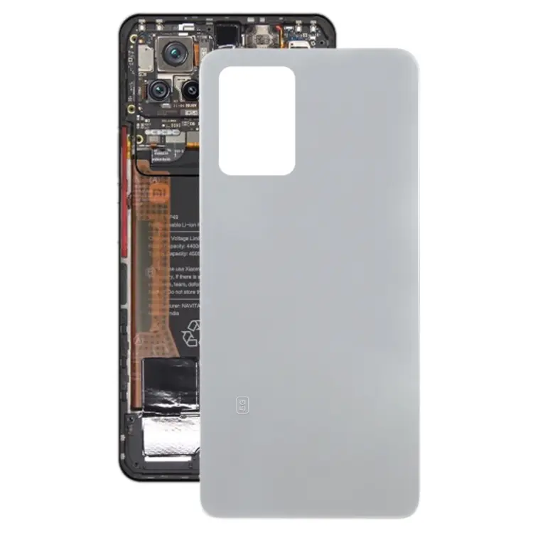 For Xiaomi Poco F4 OEM Glass Material Battery Back Cover(Grey)