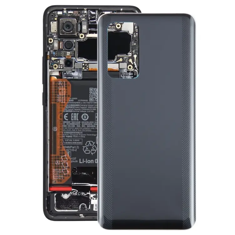 For Xiaomi Poco F5 Pro OEM Glass Material Battery Back Cover(Black)