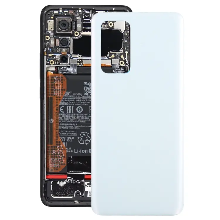 For Xiaomi Poco F5 Pro OEM Glass Material Battery Back Cover(White)