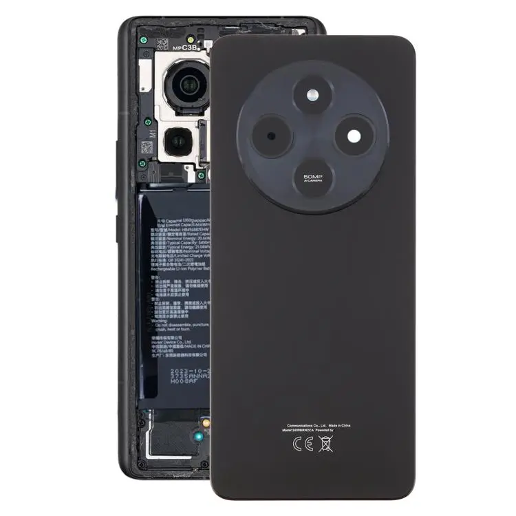 For Xiaomi Redmi 14C 4G OEM Battery Back Cover with Camera Lens Frame(Black)