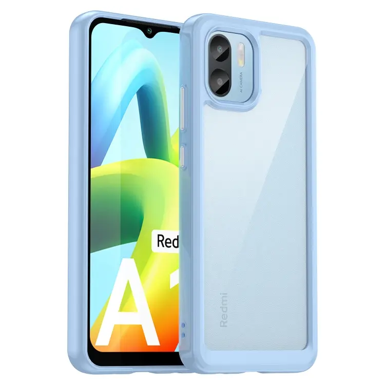For Xiaomi Redmi A1 Colorful Series Acrylic + TPU Phone Case(Blue)