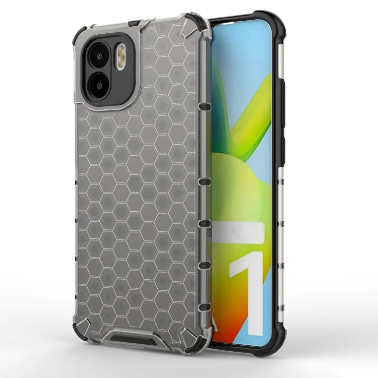 For Xiaomi Redmi A1 Shockproof Honeycomb PC + TPU Phone Case(Black)
