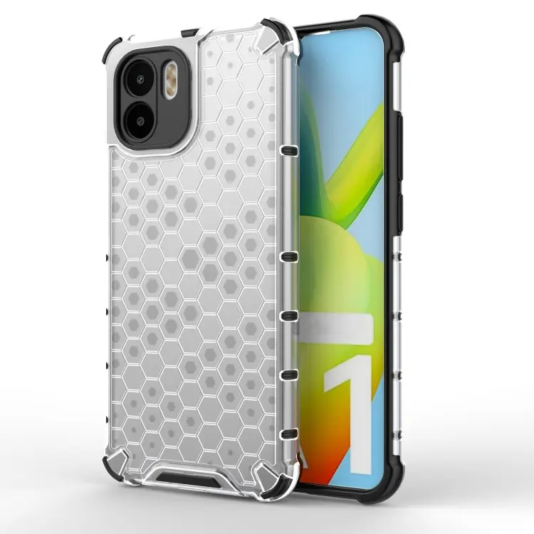 For Xiaomi Redmi A1 Shockproof Honeycomb PC + TPU Phone Case(White)