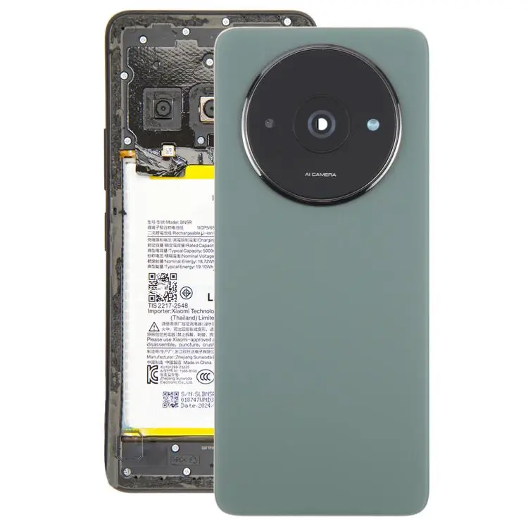 For Xiaomi Redmi A3 4G OEM Battery Back Cover with Camera Lens Frame(Green)
