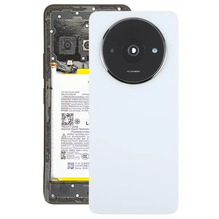 For Xiaomi Redmi A3x 4G OEM Battery Back Cover with Camera Lens Frame(White)
