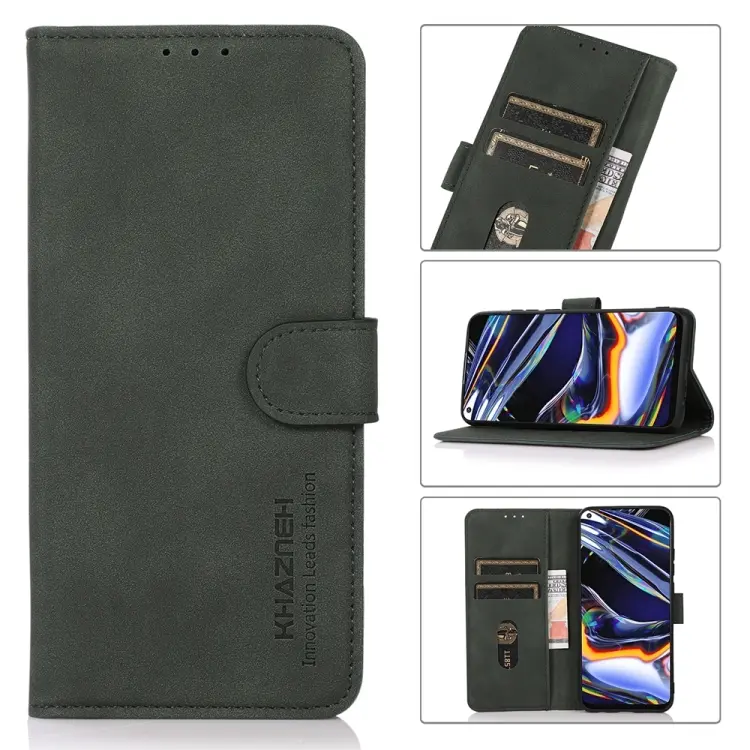 For Xiaomi Redmi Note 12 Pro 5G China KHAZNEH Matte Texture Leather Phone Case(Green)