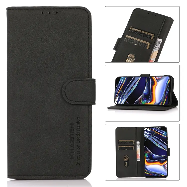 For Xiaomi Redmi Note 12 Pro+ China KHAZNEH Matte Texture Leather Phone Case(Black)
