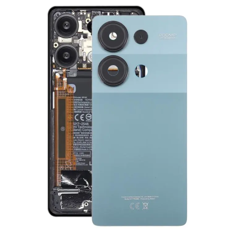 For Xiaomi Redmi Note 13 Pro 4G OEM Battery Back Cover with Camera Lens Frame(Green)
