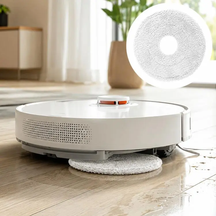 For Xiaomi Robot Vacuum X10 Plus / X20 Plus / S20 / S20 Plus / S10 / S10 Plus / S10 Pro Replacement Parts, White Fine Mop Pad