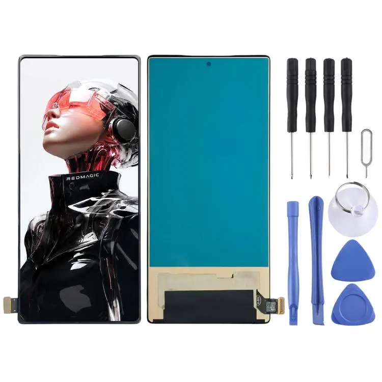 For ZTE nubia RedMagic 10S Pro / RedMagic 10S Pro+ NX789J TFT LCD Screen With Digitizer Full Assembly, Not Supporting Fingerprint Identification (Black)