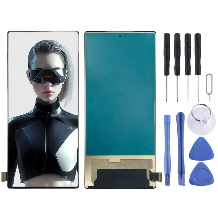 For ZTE nubia RedMagic 9S Pro / RedMagic 9S Pro+ TFT LCD Screen With Digitizer Full Assembly, Not Supporting Fingerprint Identification (Black)