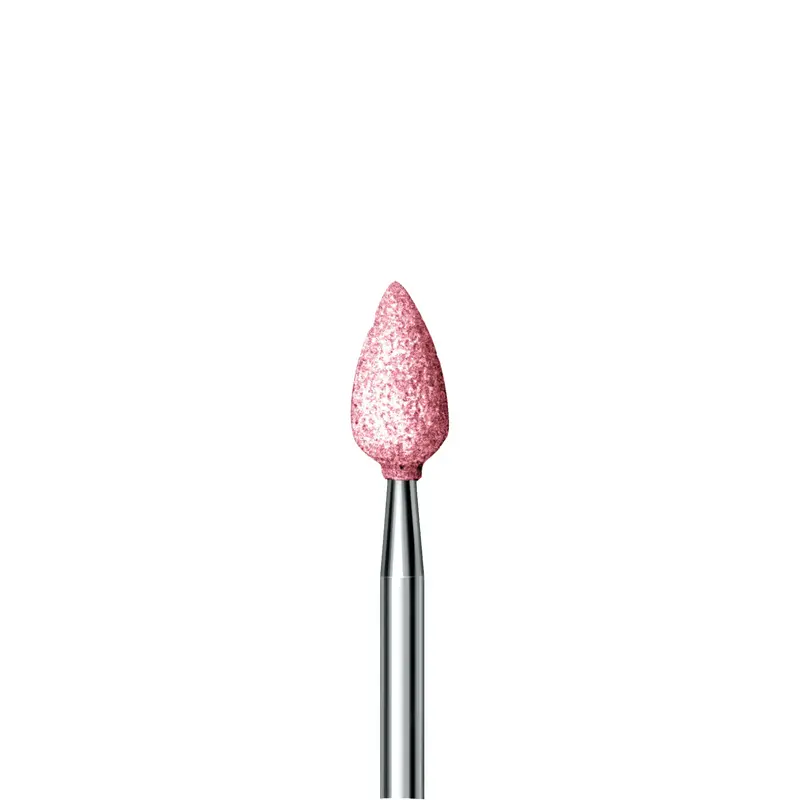 Fraise 663 - Corindon - Abrasion fine de l'ongle et de la peau - 5 mm - Lot de 2