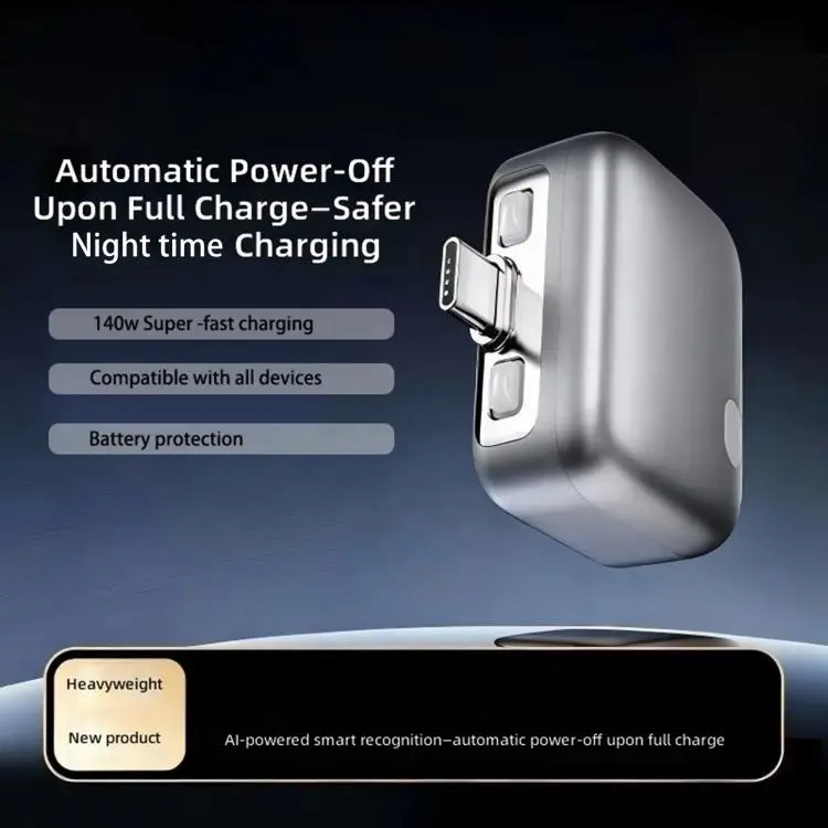 Fully Charged Automatic Power-Off Converter(Silver)