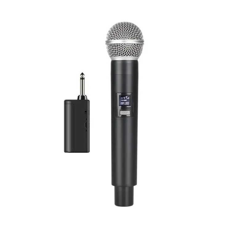 GE5 2 in 1 Wireless 2.4G Handheld Microphone(Black)