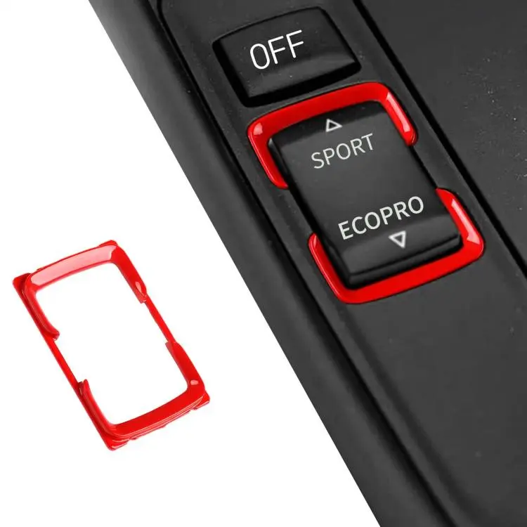 Gear Mode Switch Button Box For BMW 1 Series F20 F21 / 2 Series F22 F23 / 3 Series F30 F31 F34 / 4 Series F32 F33 F36(Red)
