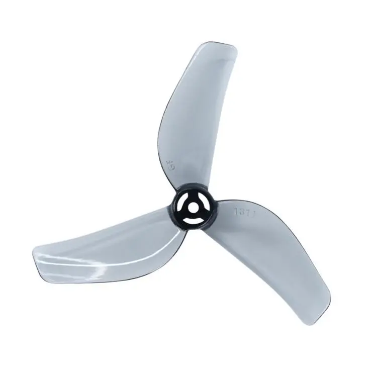 Gemfan 1811 3-Blade Propellers 1.5mm Shaft for BETAFPV Meteor75 Pro Quadcopter(Clear Grey)