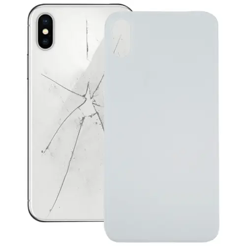 Glass Battery Back Cover for iPhone XS Max(White)