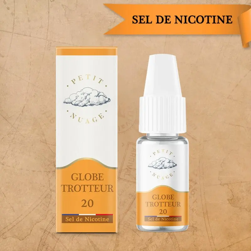 Globe Trotteur 10 ml Sels de Nicotine - Petit Nuage