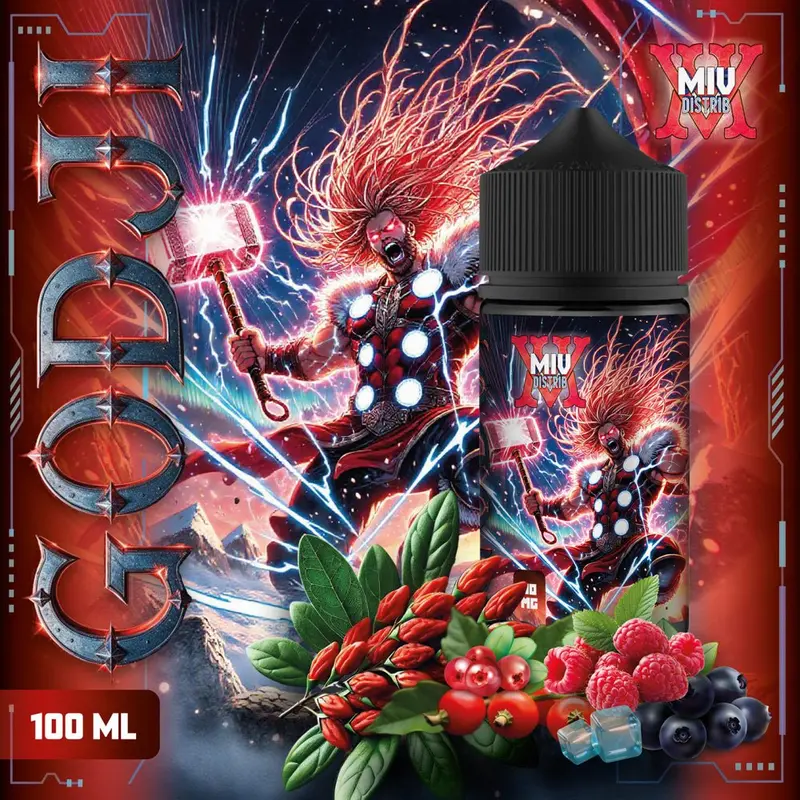 Godji 100ml MIV by Made in Vape - Baie de Goji, Framboise & Cassis Glacés