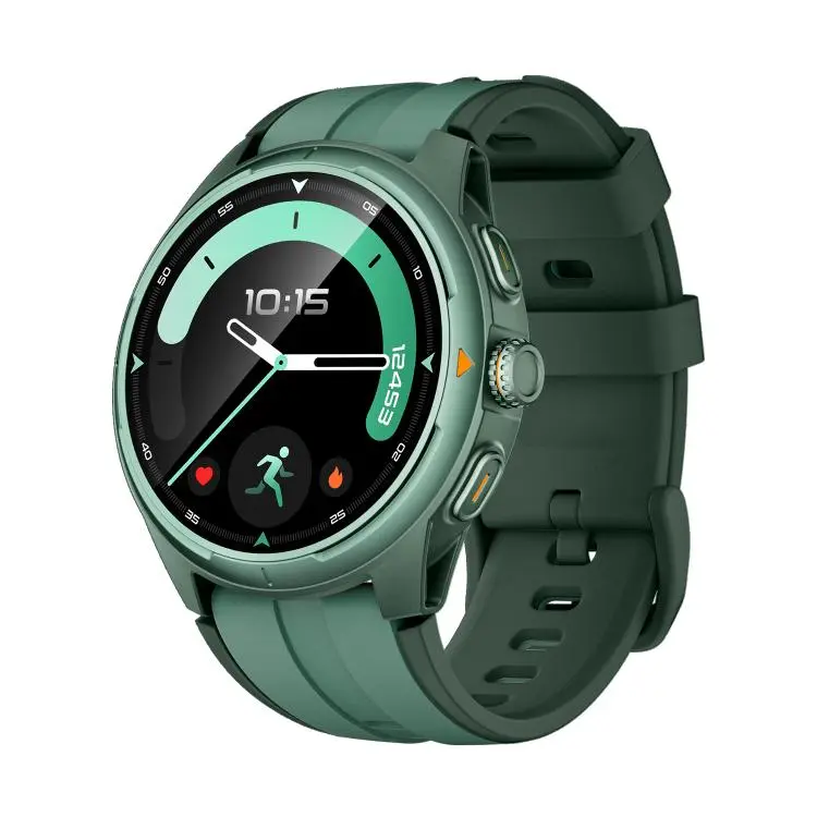 GR6 1.43 inch AMOLED Screen Urban Runner Smart Watch IP68 Support Heart Rate Monitoring(Green)